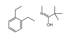 1,2-diethylbenzene,N,2,2-trimethylpropanamide Structure