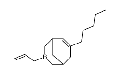 3-allyl-7-pentyl-3-bora-bicyclo[3.3.1]non-6-ene结构式