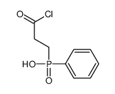 (3-chloro-3-oxopropyl)-phenylphosphinic acid Structure