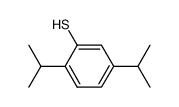 2,5-diisopropylthiophenol Structure