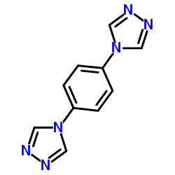 1,4-二(4H-1,2,4-三唑-4-基)苯结构式