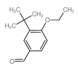 Benzaldehyde, 3-(1,1-dimethylethyl)-4-ethoxy- (9CI) structure