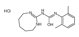 1-(2,6-dimethylphenyl)-3-(1,4,5,6,7,8-hexahydro-1,3-diazocin-2-yl)urea,hydrochloride Structure