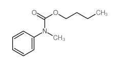 butyl N-methyl-N-phenyl-carbamate Structure