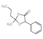 1,3-Dioxolan-4-one,2-methyl-5-phenyl-2-propyl- Structure