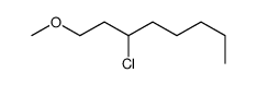 3-chloro-1-methoxyoctane Structure