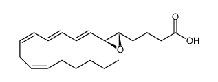 4-[(2S,3S)-3-[(1E,3E,5Z,8Z)-tetradeca-1,3,5,8-tetraenyl]oxiran-2-yl]butanoic acid Structure