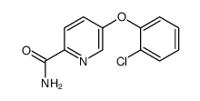 2-Pyridinecarboxamide, 5-(2-chlorophenoxy)-结构式