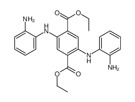 diethyl 2,5-bis(2-aminoanilino)benzene-1,4-dicarboxylate Structure