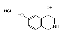 1,2,3,4-Tetrahydro-4,6-isoquinolinediol Hydrochloride结构式