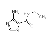 5-amino-N-ethyl-3H-imidazole-4-carboxamide结构式