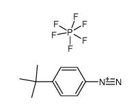 p-tert-butylbenzenediazonium hexafluorophosphate Structure