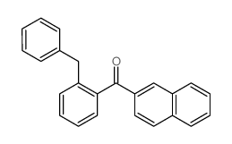 (2-benzylphenyl)-naphthalen-2-yl-methanone Structure