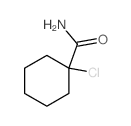 1-chlorocyclohexane-1-carboxamide Structure