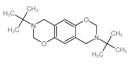 3,8-ditert-butyl-2,4,7,9-tetrahydro-[1,3]oxazino[6,5-g][1,3]benzoxazine结构式