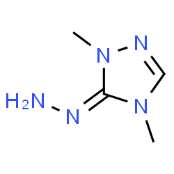 3H-1,2,4-Triazol-3-one,2,4-dihydro-2,4-dimethyl-,hydrazone(9CI) Structure