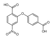 2-(4-carboxyphenoxy)-4-nitrobenzoic acid结构式