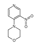 3-nitro-4-morpholinopyridine Structure