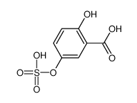 2-hydroxy-5-sulfooxybenzoic acid结构式