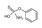 amidothiophosphoric acid O-phenyl ester Structure