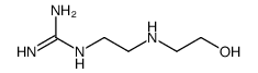 2-[2-(2-hydroxyethylamino)ethyl]guanidine结构式