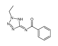 Benzamide, N-(2-ethyl-2H-tetrazol-5-yl)- (9CI) Structure