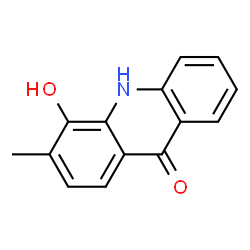 9(10H)-Acridinone, 4-hydroxy-3-methyl- (9CI) Structure