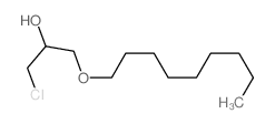 1-chloro-3-nonoxy-propan-2-ol structure