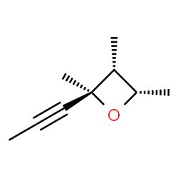 Oxetane, 2,3,4-trimethyl-2-(1-propynyl)-, (2alpha,3beta,4beta)- (9CI) Structure