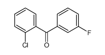 2-CHLORO-3'-FLUOROBENZOPHENONE结构式