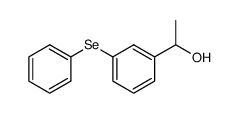 (RS)-1-(3-(phenylselanyl)phenyl)ethanol结构式