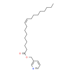 Oleic acid 3-pyridylmethyl ester structure