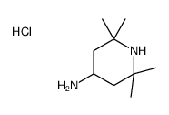 2,2,6,6-tetramethylpiperidin-4-amine,hydrochloride结构式
