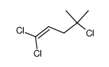 1,1,4-trichloro-4-methyl-pentene-1 Structure