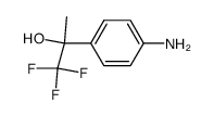 2-(4-aminophenyl)-1,1,1-trifluoropropan-2-ol结构式