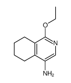 1-ethoxy-5,6,7,8-tetrahydro-[4]isoquinolylamine结构式