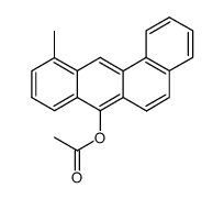 7-acetoxy-11-methylbenz(a)anthracene结构式