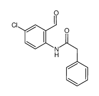 N-(4-chloro-2-formylphenyl)-2-phenylacetamide结构式