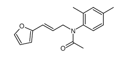 (E)-N-(2,4-dimethylphenyl)-N-(3-(furan-2-yl)allyl)acetamide Structure