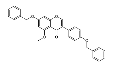 7-benzyloxy-3-(4-benzyloxy-phenyl)-5-methoxy-chromen-4-one Structure