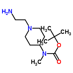 [1-(2-AMINO-ETHYL)-PIPERIDIN-4-YLMETHYL]-CARBAMIC ACID TERT-BUTYL ESTER picture