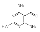 5-Pyrimidinecarboxaldehyde,2,4,6-triamino- Structure
