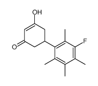 5-(3-fluoro-2,4,5,6-tetramethylphenyl)-3-hydroxycyclohex-2-en-1-one结构式