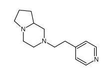 2-(2-pyridin-4-ylethyl)-3,4,6,7,8,8a-hexahydro-1H-pyrrolo[1,2-a]pyrazine结构式