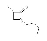 1-butyl-3-methylazetidin-2-one结构式
