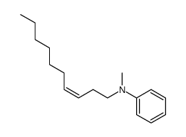 Z-N-methyl N-phenylamino-1 decene-3结构式