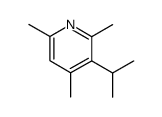 Pyridine, 2,4,6-trimethyl-3-(1-methylethyl)- (9CI)结构式