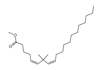 methyl 7,7-dimethyleicosa-5Z,8Z-dienoate结构式