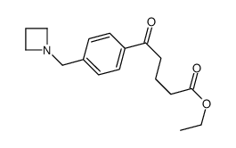 ETHYL 5-[4-(AZETIDINOMETHYL)PHENYL]-5-OXOVALERATE结构式