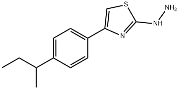 4-[4-(1-methylpropyl)phenyl]-2(3h)-thiazolone hydrazone结构式